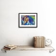 thumbnail image 2 of Abstract Glucose Crystal Electron Microscope Art Print Black Framed Poster Wall Decor 9x7 inch, 2 of 5