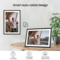 thumbnail image 5 of 10.1 Inch WiFi Digital Photo Frame with  App, HD IPS Touchscreen, Auto Rotate, Free Cloud Storage, Smart Sensor & Alexa Compatible, Black, 5 of 8