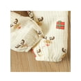 thumbnail image 5 of Gureui Infant Baby Girls Boys Cute Cartoon Elk Print Long Sleeve Romper Christmas Jumpsuit Playsuit, 5 of 7