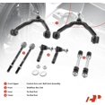 thumbnail image 2 of A-Premium 8Pcs Front Suspension Kit Upper Control Arm and Ball Joint Assembly Sway Bar Link Tie Rod End Compatible with Chevrolet Silverado 1500 Classic GMC Sierra 1500 Classic, 2 of 8