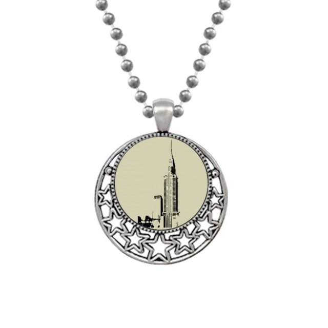 New York usa Tower Collares Colgante Retro Moon Stars Jewelry Unbranded M