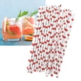 thumbnail image 4 of Fruit Pattern Straws, Reusable Durable Paper Straws Safe And Easy Light And Portable Refreshing  For Beach Parties Pool Theme Parties, Picnics For Most People, 4 of 8