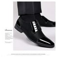 thumbnail image 3 of Men's Leather Shoes - New Business Formal Wear with Casual Style, Spring and Autumn Breathability, 3 of 4