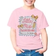 thumbnail image 3 of HCYSFG Girls Back To School Top Short Sleeve Third Grade Graphic Print Crew Neck T Shirt Classroom Wear Student Tee, 3 of 7