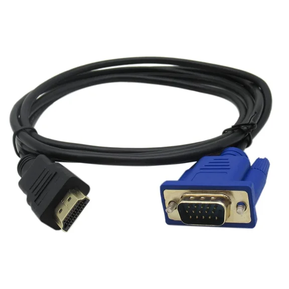 ACCL Brand New HDMI Male To VGA Male Video Converter Adapter Cable For PC DVD 1080p HDTV 6FT
