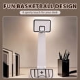 thumbnail image 1 of Birdeem 15W Wireless Charging Led Desk Lamp with Adjustable Lighting,Foldable Basketball Hoop Design for Home Office Decor,Desk Organizer with Fast Charging Pad, 1 of 7