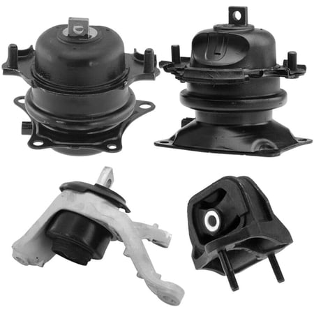 4M Auto Parts. Hydraulic Front Rear Right Engine Mounts & Front Left Transmission Mount 4PCS Set. Part Numbers: 10181 9737 10117 10114