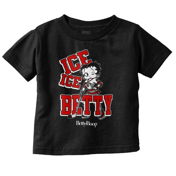 Betty Boop Hockey Ice Ice Baby Youth T Shirt Tee Girls Infant Toddler Brisco Brands 6M