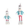 thumbnail image 1 of Candy Colored Santa Dolls Expandable Cloth Playful Unique Style Decorative for Holiday Home Display Family Friend Gift, 1 of 1