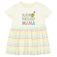 thumbnail image 3 of Inktastic Happy Birthday Mama Girls Baby Dress, 3 of 5