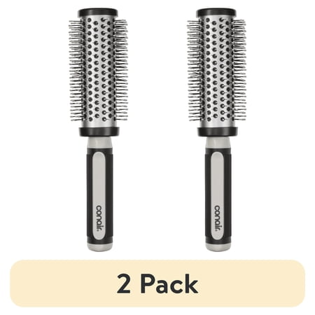 (2 pack) Conair Grip & Style Hot Curling Brush Blow-Dry Styling Brush