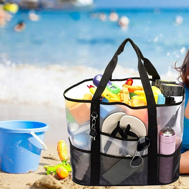 Bolsa de playa bolsa de almacenamiento de cosmeticos bolsa de mano de playa bolso grande bolsa de almacenamiento de toallas ligeras para mujer Salvador Bolso de playa Walmart en linea
