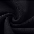 thumbnail image 6 of Aimik Hanes Up to 65% off Clearance Mens Casual Slim Fit Polo Shirt Tops Lightweight Longsleeve Basic Designed 1/4 Zip Shirts-Black XXXL, 6 of 6