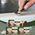 thumbnail image 4 of Wood Repair Paint under $5! Cagogo Wood Repair Paint, Multi Purpose Filler for Cracks Gaps, Water Based Wood Furniture Touch Up Paint, Graffiti Repair Coating for Indoor Outdoor Use, 150g Container, 4 of 9