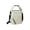 Beige, variant on Wide Opening Insulated Lunch Carrier with Reflective Stripe Detachable Strap for School Students Office Use, 4x7x9in