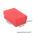 thumbnail image 6 of 1PC Square Jewelry Organizer Box Red Kraft Paper Display Gift Boxes Engagement Ring for Earring Necklace Bracelet Accessories box 6-21x4.5x3cm, 6 of 6
