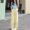 Yellow, variant on Hvot&aat Women's Loose Straight Wide Leg Sweatpants Flowy Drawstring Palazzo Trousers Casual Beach Pants