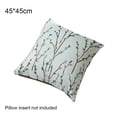 thumbnail image 3 of Inteprter 2 fundas decorativas de LICRA para cojines, funda de almohada, funda de cojín Rectangular, suministros de cojines para sofá y cama Decoración del hogar Azul 45*45cm, 3 of 6