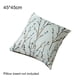 thumbnail image 3 of Inteprter 2 fundas decorativas de LICRA para cojines, funda de almohada, funda de cojín Rectangular, suministros de cojines para sofá y cama Decoración del hogar Azul 45*45cm, 3 of 6