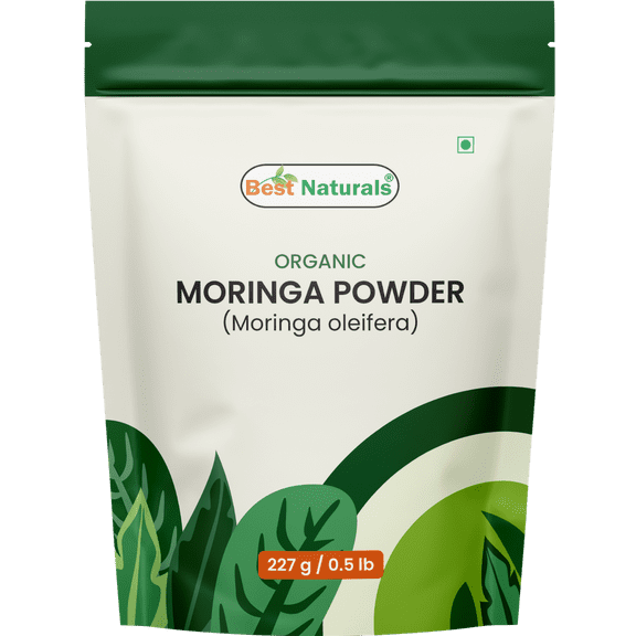 Best Naturals Certified USDA Organic Moringa Powder, 227 Gram, Gluten Free, GMO Free, Vegan
