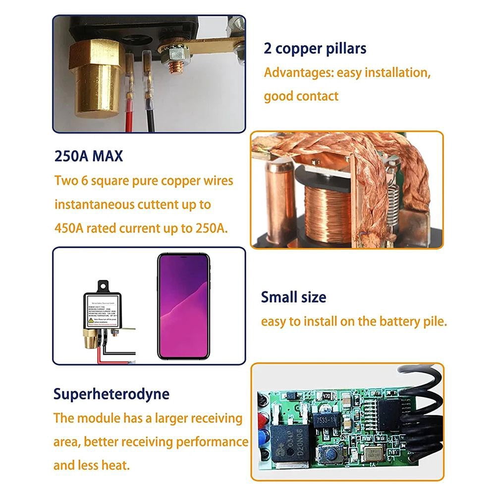 Car Battery Disconnect Cut Off Isolator Master Switch Control 2 WirelAUSELLER