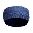 thumbnail image 2 of Uooqdmx Skincare Headband, Sweatbands for Women Knitting Wool Empty Top Pullover Hat Hair European Hair Bheaddress Hair Accessories for Women, Hair Ribbons Navy One Size, 2 of 3