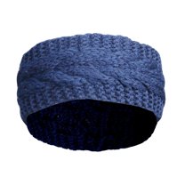 GZWYHT Headbands for Women,Hair Accessories Solid Knitting Wool Empty Top Pullover Hat Hair Band Warm Temperament Hair Band Headdress Hair Bands,Hair Ties,Workout Headbands Navy