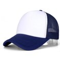 thumbnail image 1 of Sombrero para el sol de color a juego, sombrero de trabajo para camión, sombrero de voluntario, sombrero de red con esponja y lengua de pato, 1 of 4