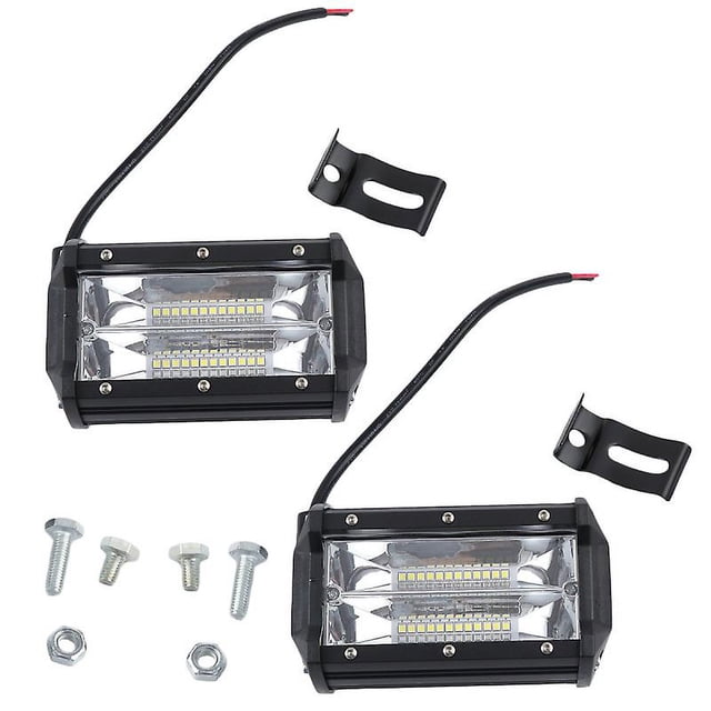 2 luces de trabajo de 5 pulgadas y 72 W.