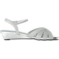thumbnail image 6 of Dyeables Emma Womens Sandal 8 BM US Silver, 6 of 8