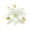 White, variant on PuSpu Simulation Christmas Flower 1Pcs 26cm Pink Fabric, 15.5cm Stem, Reusable Tree/Wedding/Party Décor, Long-Lasting Festive Accent