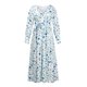 thumbnail image 5 of Vestidos Para Mujer Maxi Vestidos Casuales Moda Otoño Vestidos Con Cuello en V Estampado Floral Manga Larga Vestido de Gasa Odeerbi ODB136664, 5 of 9