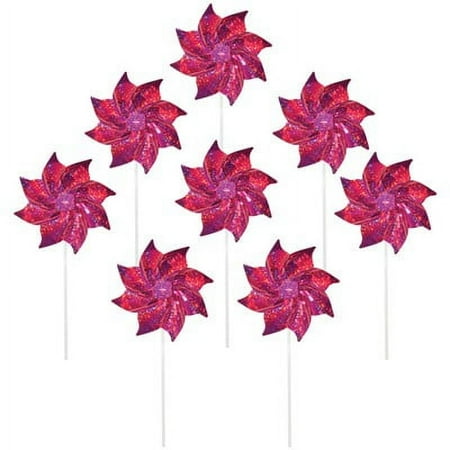 In the Breeze 2713 — Pink Mylar Pinwheels - Sparkly Pink Spinners - Great Party Favor or Decoration - 8 Piece Bags price history on PriceWatchPro