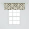 thumbnail image 2 of Ambesonne Geometric Window Valance, Vintage Circules, 42" x 18", Multicolor, 2 of 3