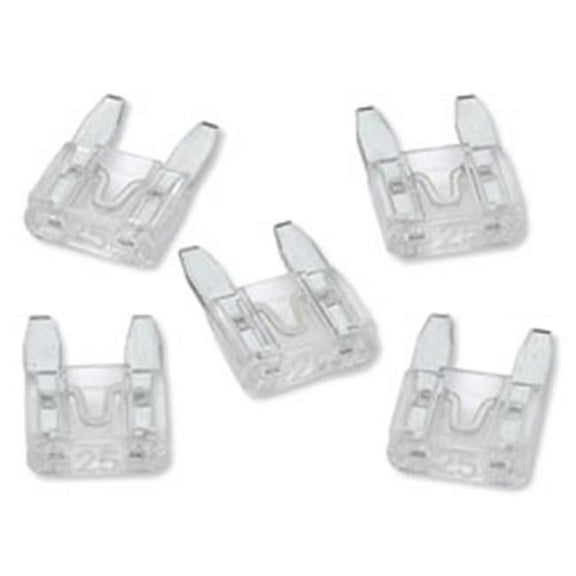 25 Amp MINI Fuses 5-Pack