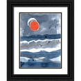 thumbnail image 1 of Lee, Judson 19x24 Black Ornate Wood Framed with Double Matting Museum Art Print Titled - Triple Moon, 1 of 4