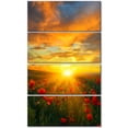 thumbnail image 2 of Bright New Day over Poppy Fields - Impression sur Toile Florale, 2 of 3