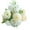White, variant on Bwiyojiz 9.4"Lx12.2"H Artificial Flowers Simulated Bouquet of Home Decoration Rose Small Handlebars Roses Decor, Plastic, Gifts for Friend