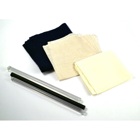 Electrostatic Friction Rod Kit : 3 Cloths, 3 Rods