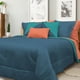 thumbnail image 3 of Set de Cama Spring Air Colors Turquesa/Blue Matri/Queen, 3 of 4