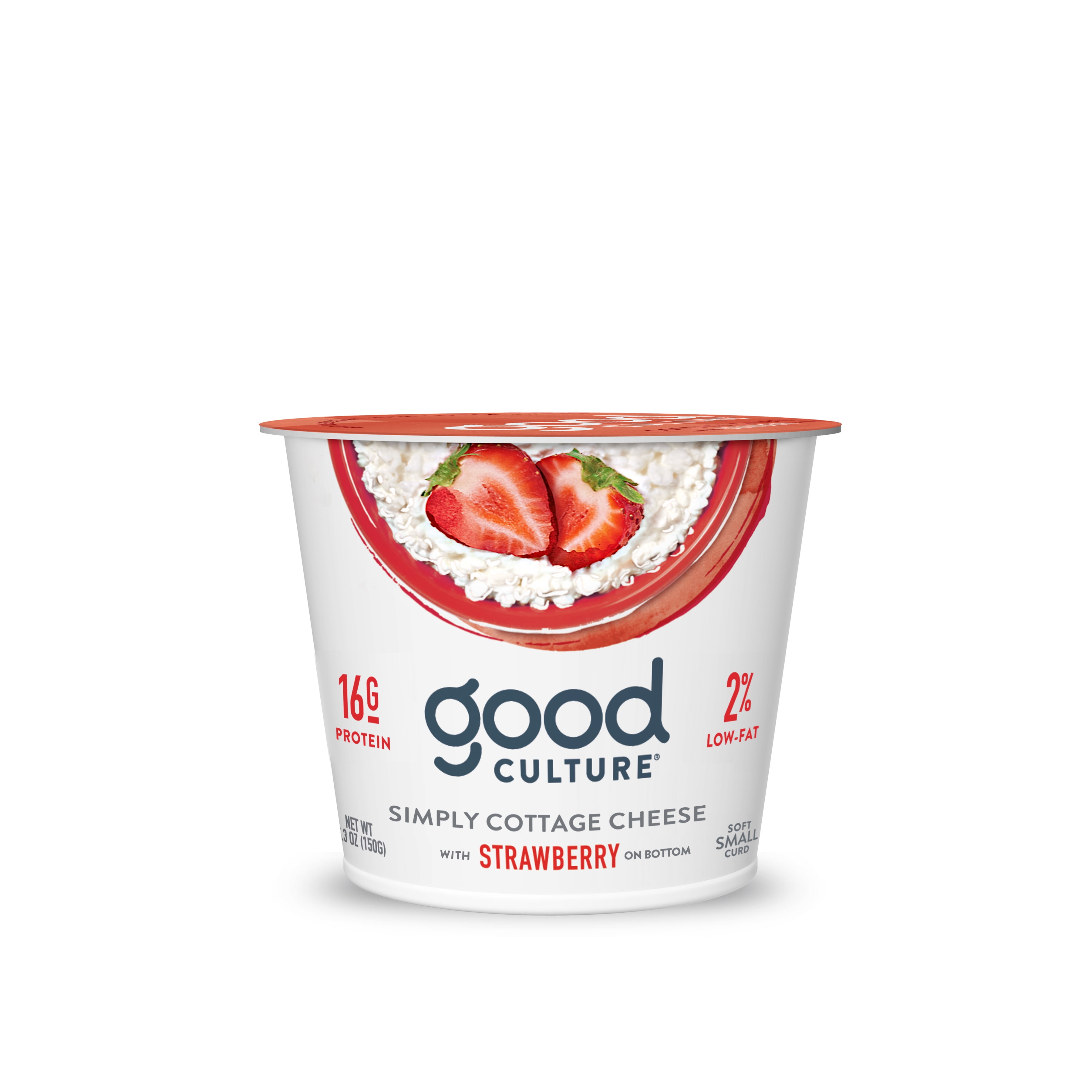 Good Culture 2 Low Fat Strawberry Simply Cottage Cheese 5 3 Oz
