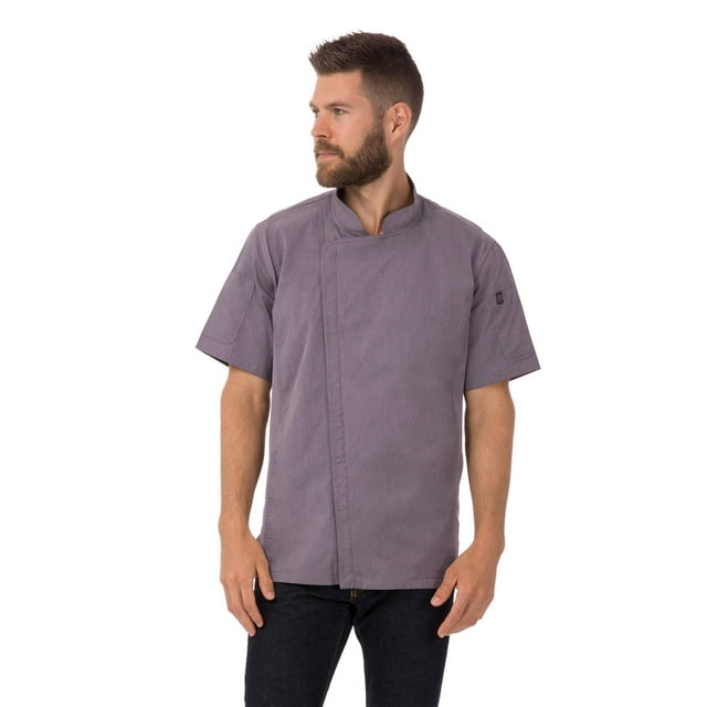 Chaqueta Chef Works Springfield, color morado, tamaño mediano