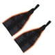 thumbnail image 4 of 1 par de correas de nailon gruesas para colgar, cinturones de dominadas para entrenamiento abdominal, barra de dominadas, suministros de gimnasio (naranja y negro), 4 of 5