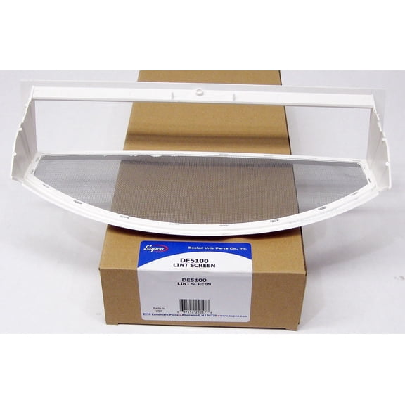 Supco Dryer Lint Screen Filter DE5100 for GE WE18X25100 WE18M28 WE18M19
