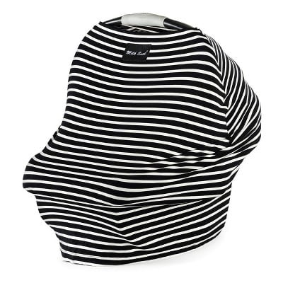 Milk Snob Nursing Cover/Baby Car Seat Canopy - Modern Stripe