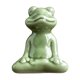 thumbnail image 1 of Estatuilla de rana en miniatura, estatua de rana, escultura de mascota de té, escultura en miniatura bonita creativa para dormitorio, jardín, colecció EstiloA 4.6x2.7x5.7cm mayimx Estatuilla de rana, 1 of 9