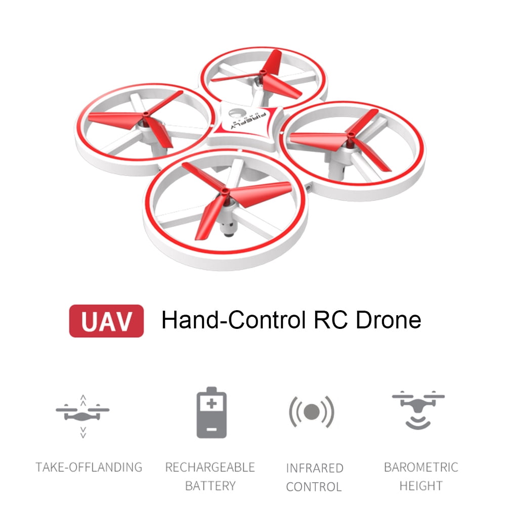 ZF04 RC Drone Mini Infrared Induction Hand Control Drone Altitude Hold 2 Control