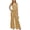 Khaki, variant on Women Two Piece Snapbutton Short Suit Vest and Wide Leg Pants Set