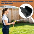 thumbnail image 1 of Small Garden Hose Holder,Hose Holder,Mop And Broom Wall Holder,Shower Wall Holder,Shower Head Holder No Drilling Wall Mount Bracket for RV Kids Bathroom Shower,Fix Firmly and Use Conveniently, 1 of 4