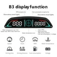 thumbnail image 3 of OBD2 Gauge Display,Head Up Display for Cars,Speedometer with Speed,Engine RPM,Clock,Overspeed Alarm,Water Temperature Alarm,Fatigue Driving Reminder,Fits Most Post-2008 Models, 3 of 8